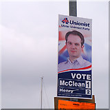 J5082 : 'Ulster Unionist' election poster, Bangor  by Rossographer