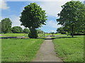 Footpath across Rein Park - Kentmere Approach