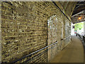 Blocked arch under St James Road railway bridge