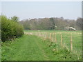 Public footpath to Bakers Lane