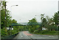 Footbridge over the A467 near New Bridge