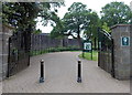 North Road entrance to Bute Park, Cardiff