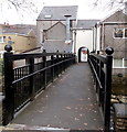 Upper Clydach River footbridge, Pontardawe