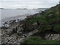 NR5370 : Rocky shore near Corra-ghoirtein by M J Richardson