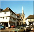 Centre of Thaxted in 1988