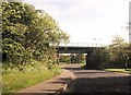 Railway bridge over A70