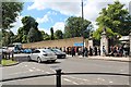 Queue for Kew, Victoria Gate, Kew Gardens, London