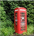 Phone box used as a book exchange, Little Hadham