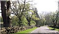 Caravan Park entrance at Slaggyford