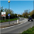 Kenn Road approaches Clevedon