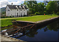 Cottage and pier, Caledonian Canal