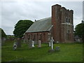 Church & grave yard at Holme St Cuthbert