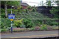 Signage, Eccles railway station