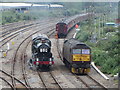 Locomotive swap at Pengam Sidings