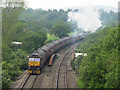 ST0579 : Railtour near Miskin by Gareth James