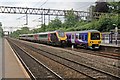 Cross Country Voyager and Northern Rail Class 323, 323235, Heaton Chapel railway station