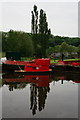 Boats moored on the River Don