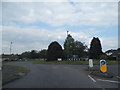 Roundabout on Cheam Road, East Ewell