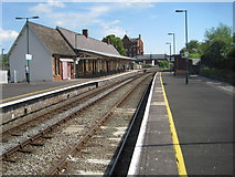 SO1191 : Newtown railway station, Powys by Nigel Thompson