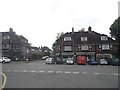 High Street Ewell from the junction of Reigate Road