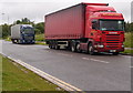 Unofficial truck parking on Courier Road