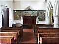 Buckland - All Saints - interior view of nave