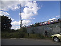 Train passing Cranbourne Road, Potters Bar