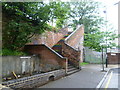 Steps up to The Greenway