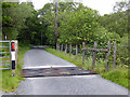 Cattle grid in Cwm Ceulan