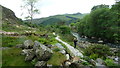 Afon Glaslyn and footpath