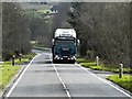 NM9340 : HGV on the A828 at Rhugarbh by David Dixon