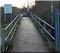 Start of a long ramp to Filton Abbey Wood railway station