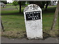 Annan Road mile stone and bench mark