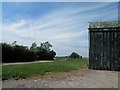 Barn alongside Wold Road