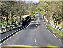NM9544 : A828, Bridge over An Iola by David Dixon