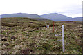 NG4353 : Old fence across Beinn a Chapuill by Anthony O'Neil