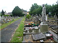 Path in Walthamstow Cemetery (Queens Road)