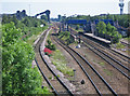 Hatfield - station from road bridge