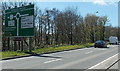 Towards Merlins Bridge roundabout, Haverfordwest