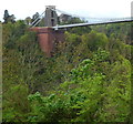 ST5673 : Western end of the Clifton Suspension Bridge, North Somerset by Jaggery