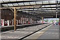 Underneath the canopy, Stoke-on-Trent railway station