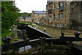 SD9324 : Shop Lock (no.18), Rochdale Canal, Todmorden by Christopher Hilton