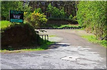 O2105 : Entrance to the car park of Special Ops Paintball Ltd., Knockraheen, Co. Wicklow by P L Chadwick