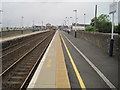 NO5634 : Carnoustie railway station, Angus by Nigel Thompson