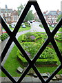 A view of the herb garden at Gainsborough Old Hall