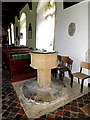 TM3780 : Font of St. Peter's Church by Geographer
