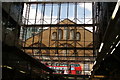 View of the Liverpool Street station building from Broadgate shopping centre