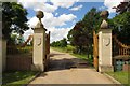 Gateway to Rycote Park and Chapel