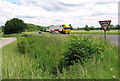 Ditch beside the A47 road