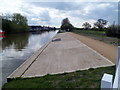 Canal launching/landing area in Gloucester